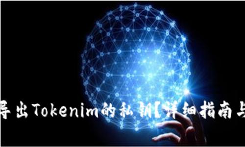 如何安全导出Tokenim的私钥？详细指南与注意事项