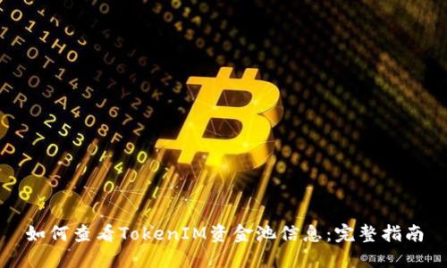 如何查看TokenIM资金池信息：完整指南
