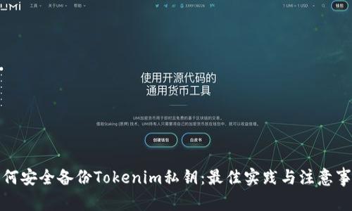 如何安全备份Tokenim私钥：最佳实践与注意事项